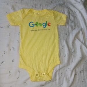 New Yellow Google Onesie